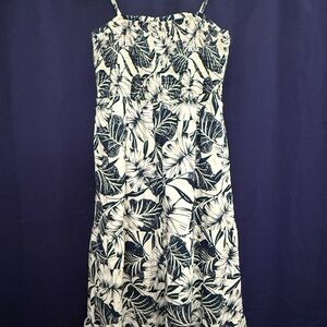 Camellia Womens Dress Pockets Spring Casual Chic Boutique Day Dress vacation EUC